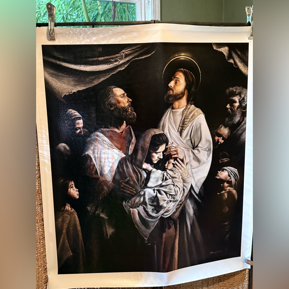 Artist & Filmmaker BENJAMIN McPHERSON Print On Vinyl “Blessed Are The Meek”2008